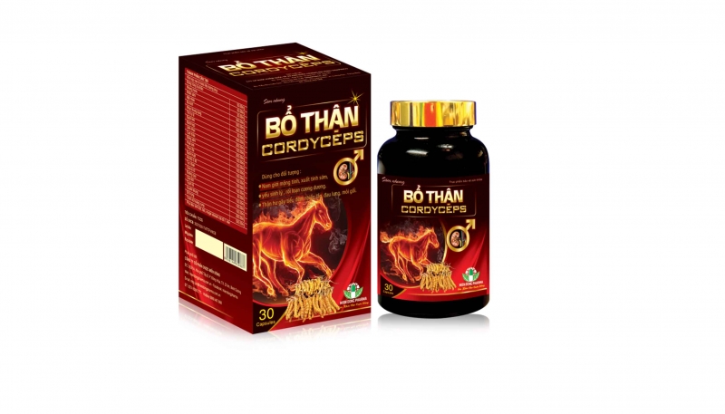 Bổ thận nam Cordyceps - Hộp 30 viên