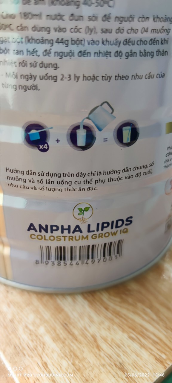 Sữa ALPHA LIPIDS - hàng Mỹ - NPP vohuudinh.com - 0947-331122